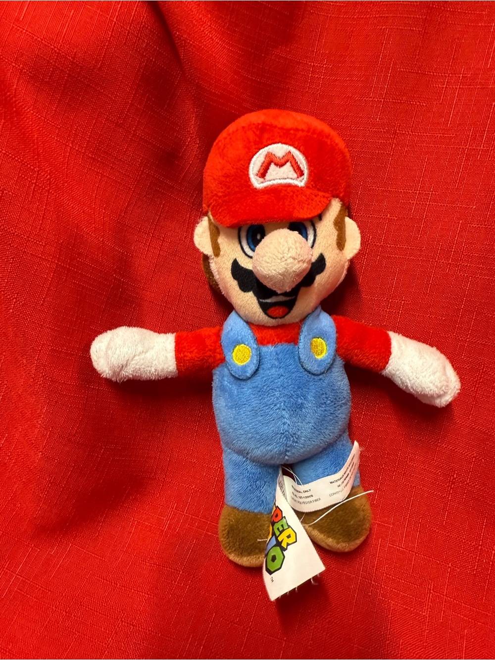 Nintendo Super Mario Plush Toy - Red & Blue Kids Stuffed Character